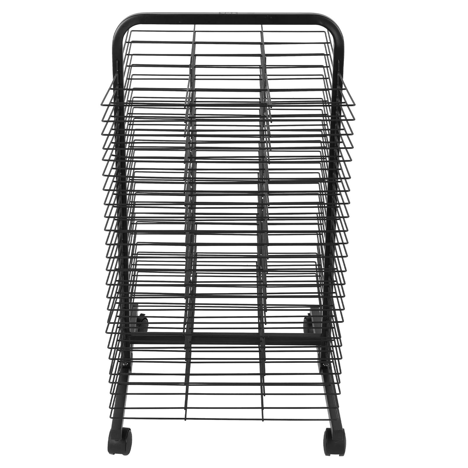 50 Floors Painting Drying Rack Double Sided Mobile Art Storage Organizer with Wheels Rolling Art Rack Cart for Art Studio