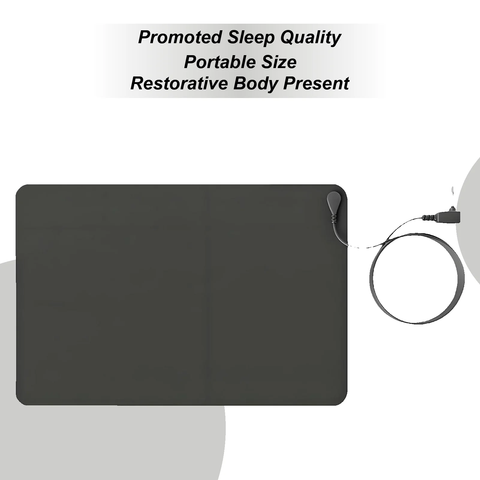 

Grounding Sheets Anti Static Body Relief Accessories Anti Static Grounding Pad For Balance Mood Overall Health Travel Sleeping