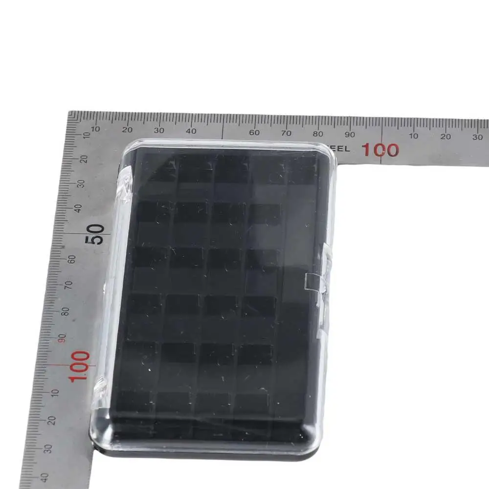 24 Grids Lip Balm Container Blusher Case Cosmetics Tool Makeup Palette Empty Eyeshadow Dish Refillable Palette