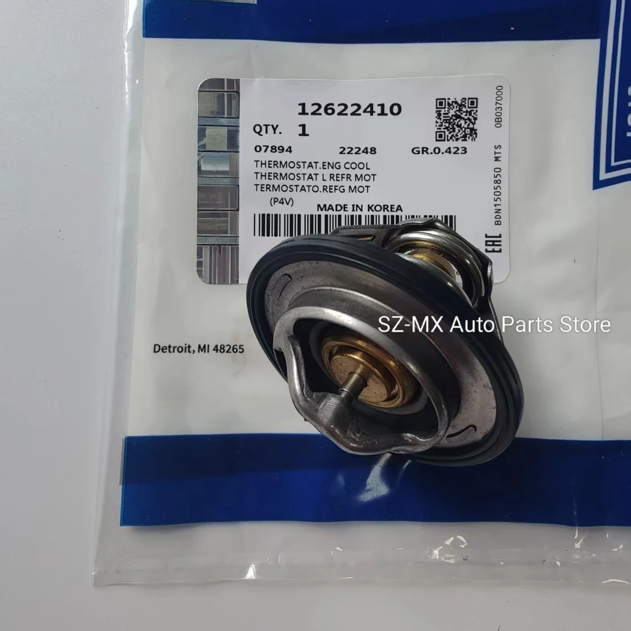 OEM del termostato del motor # 12622410 para Chevrolet Malibu Impala Cavalier Equinox Buick LaCrosse Regal Pontiac GMC