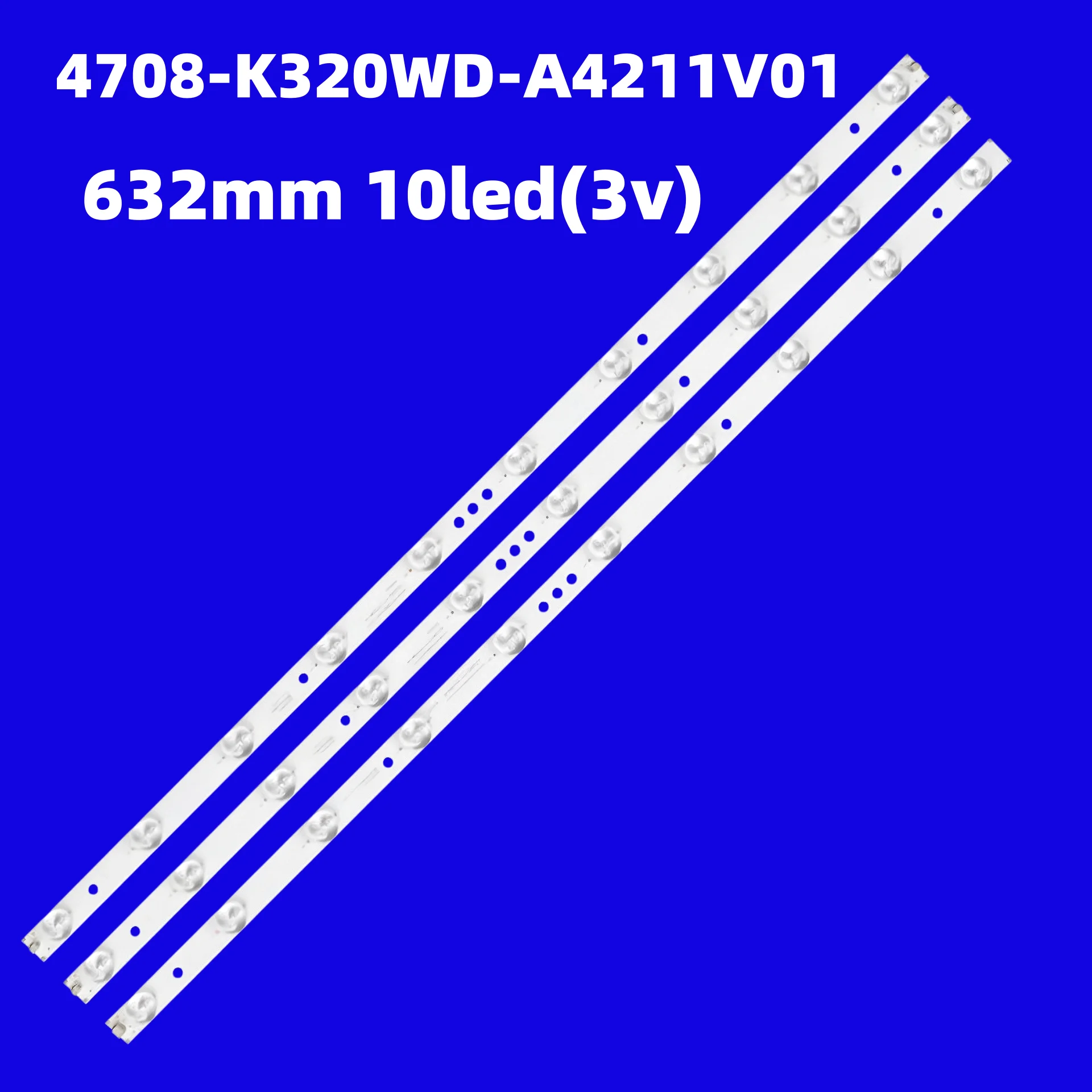 LED strip for Supra STV-LC32520WL STV-LC32510WL 3BL-T6144102-001B 3BL-T6144102-002B