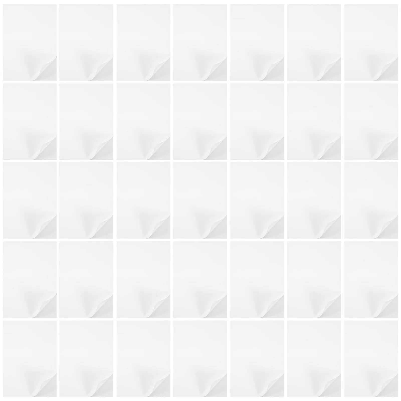 50 قطعة صفائح لاصقة واضحة من جانب واحد DIY بها بنفسك الحرف سكرابوكينغ بطاقة الصور صنع إصلاح العمل على ورقة النسيج الزجاج المعدني #6