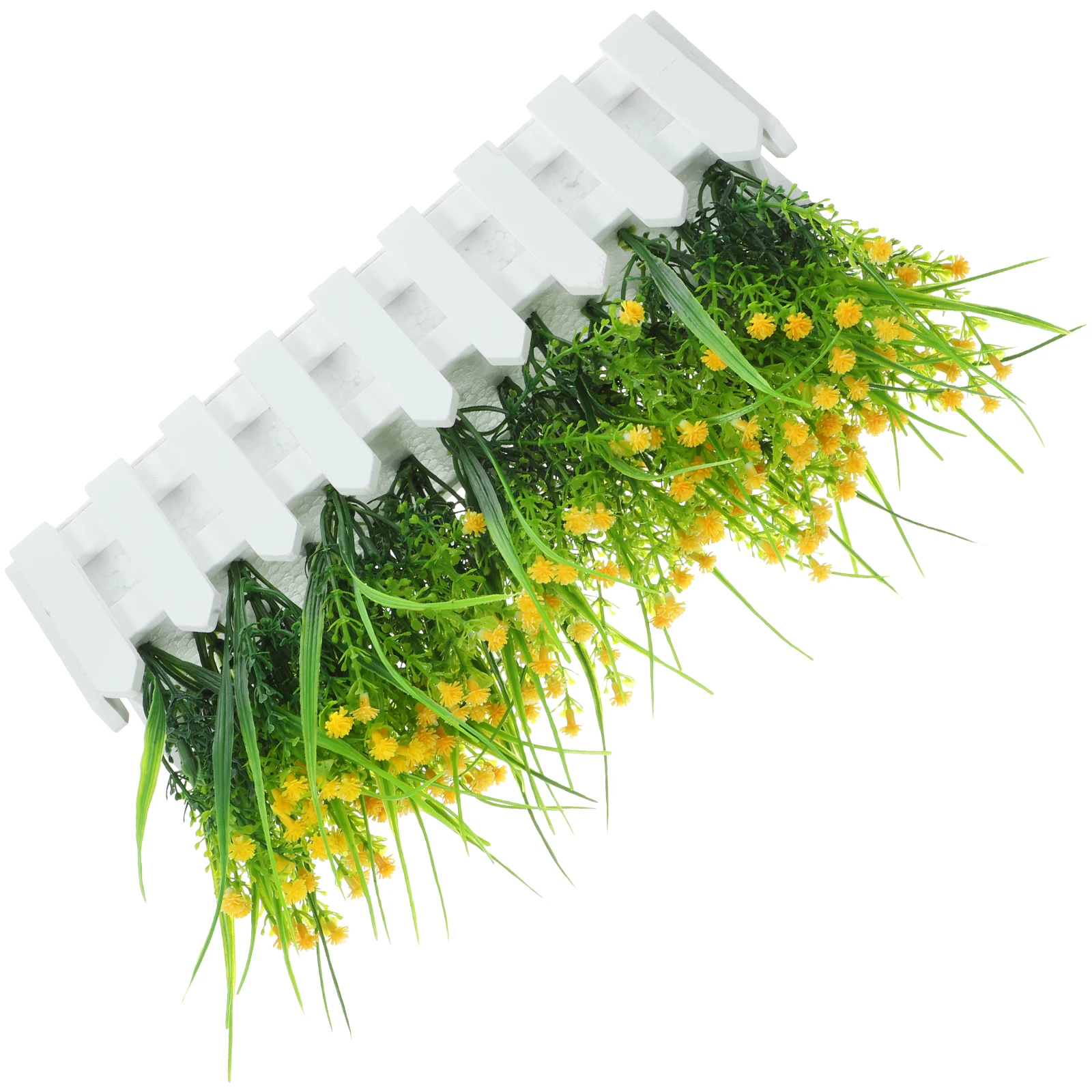 

1 set 1 Set Realistic Gypsophila Fence Decor Artificial Flower Arrangement For Wedding Home Office Table Centerpiece Faux Flower