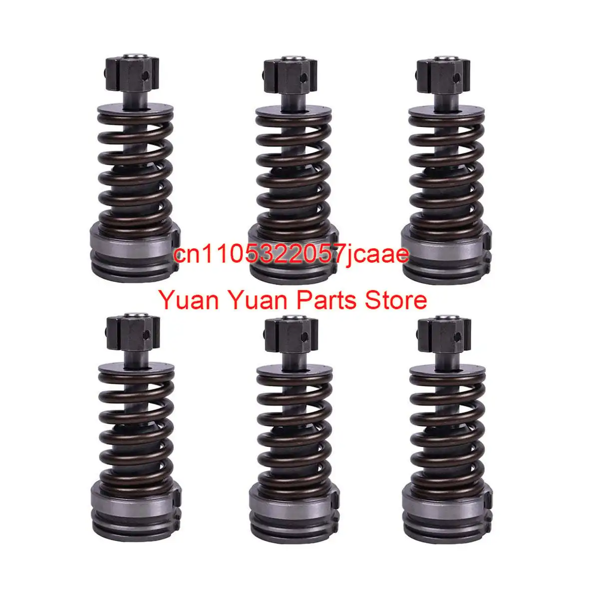 

6x Plunger and Barrel 108-6631 2W3414 20R5290 for Caterpillar 3406 3412 245 245B