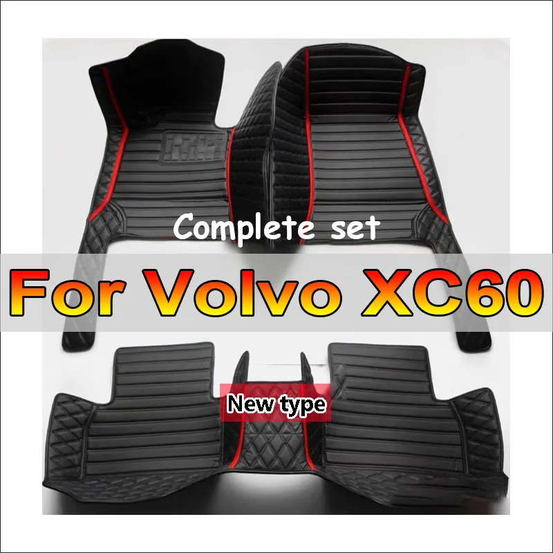 Car Floor Mats For Volvo XC60 2018 2019 2020 2021 2022 Custom Auto Foot Pads Automobile Carpet Cover Interior Accessories