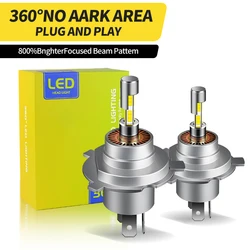 H4 H7 LED Headlight Bulb Mini Wireless 6000K 4 Side CSP Chip For LED Car Headlamp Diode 360 Turbo LED 12V Automobile HB2 9003