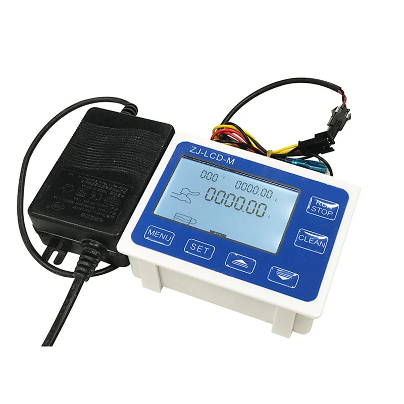 ZJ-LCD-M Digital Flow Meter Filling Controller Automatic Flow Control With LCD Display 3/4In PE Solenoid Valve