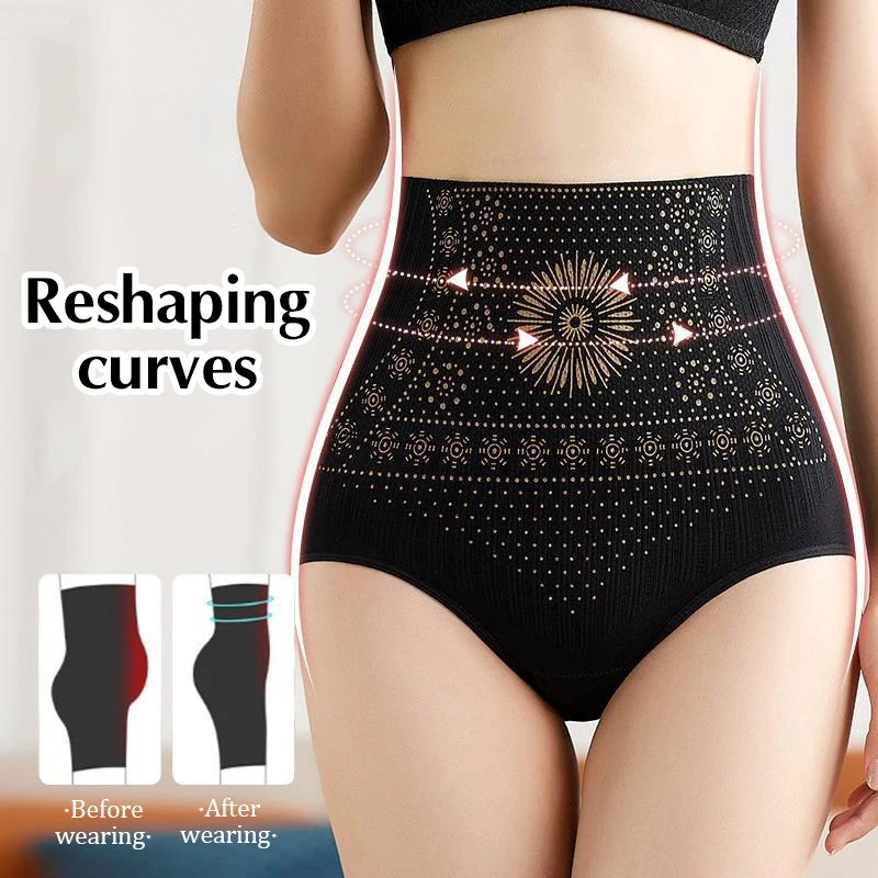 New Unique Fiber Restoration Shaper Tummy Control Shapewear Thigh Slimming Waist Trainer Underwear For Women Bodyshaper Panties