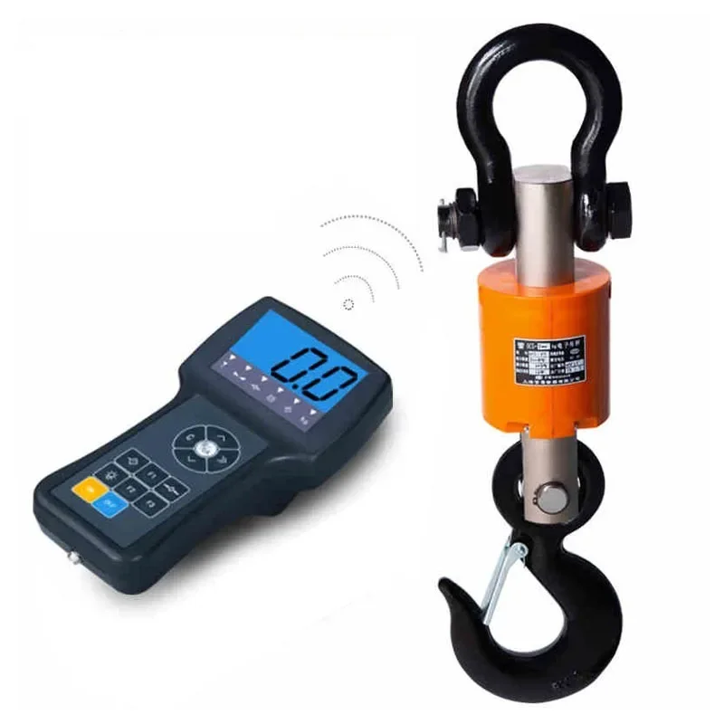 

0.5T/1T/2T/3T/5T/10T Wireless Large Hook Scale Electronic Crane Portable Electric Handheld Portable Crane Weighing