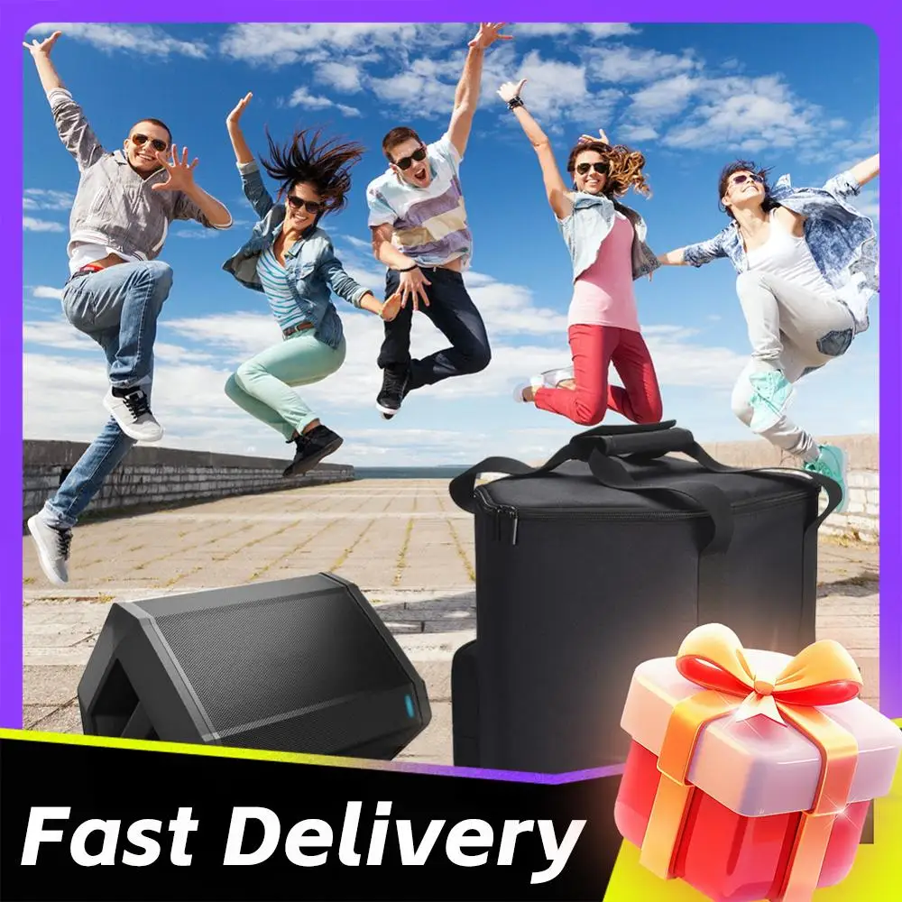 

Carrying Storage Bag Dual Zipper Travel Case with Pockets Fall Preventive Big Capacity Carrying Case Suitable for Bose S1 Pro