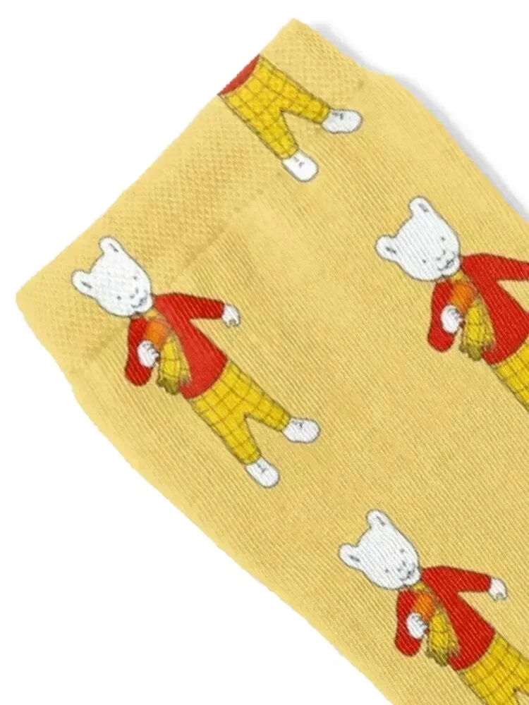 Rupert bear Socks sheer kids retro Thermal man winter Socks Female Men's
