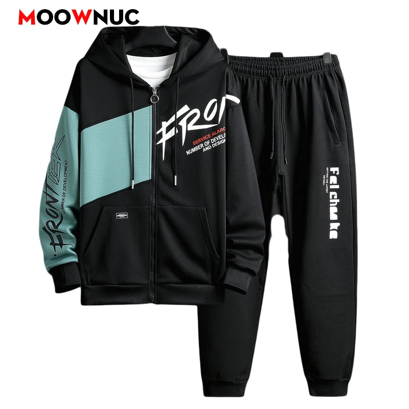 Sweatshirts For Men Men's Clothing Camping Sportswear Tracksuit Jackets+ Pants Men's Casual Sets Spring Tracksuits 2 pieces