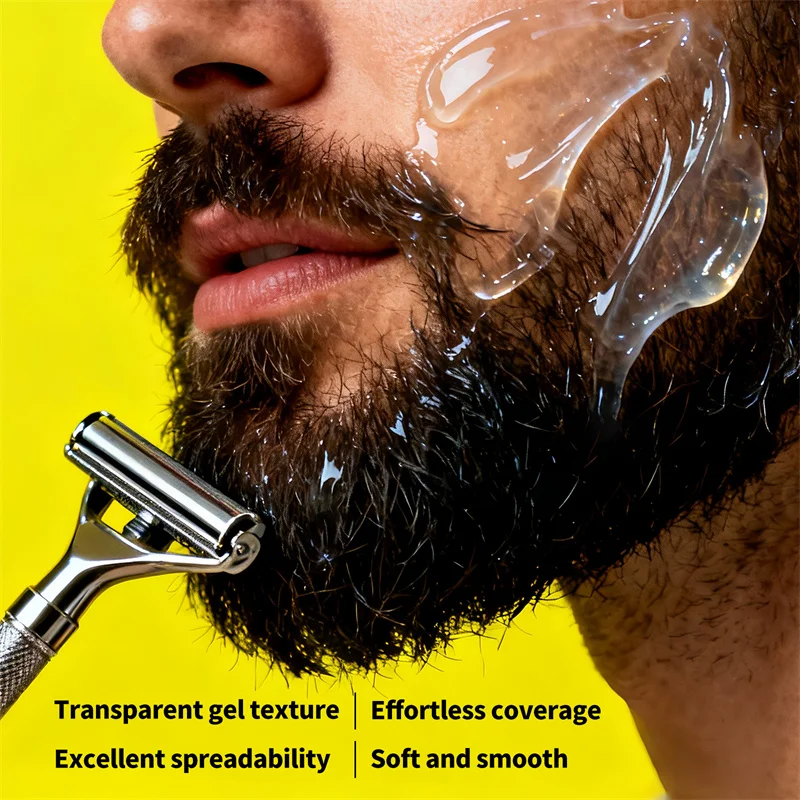Non-irritating Shaving Gel For Men Moisturizing Cologne After Shave Spray Soften Sideburn Beard Shaving Cream Beard Care Tools view 3