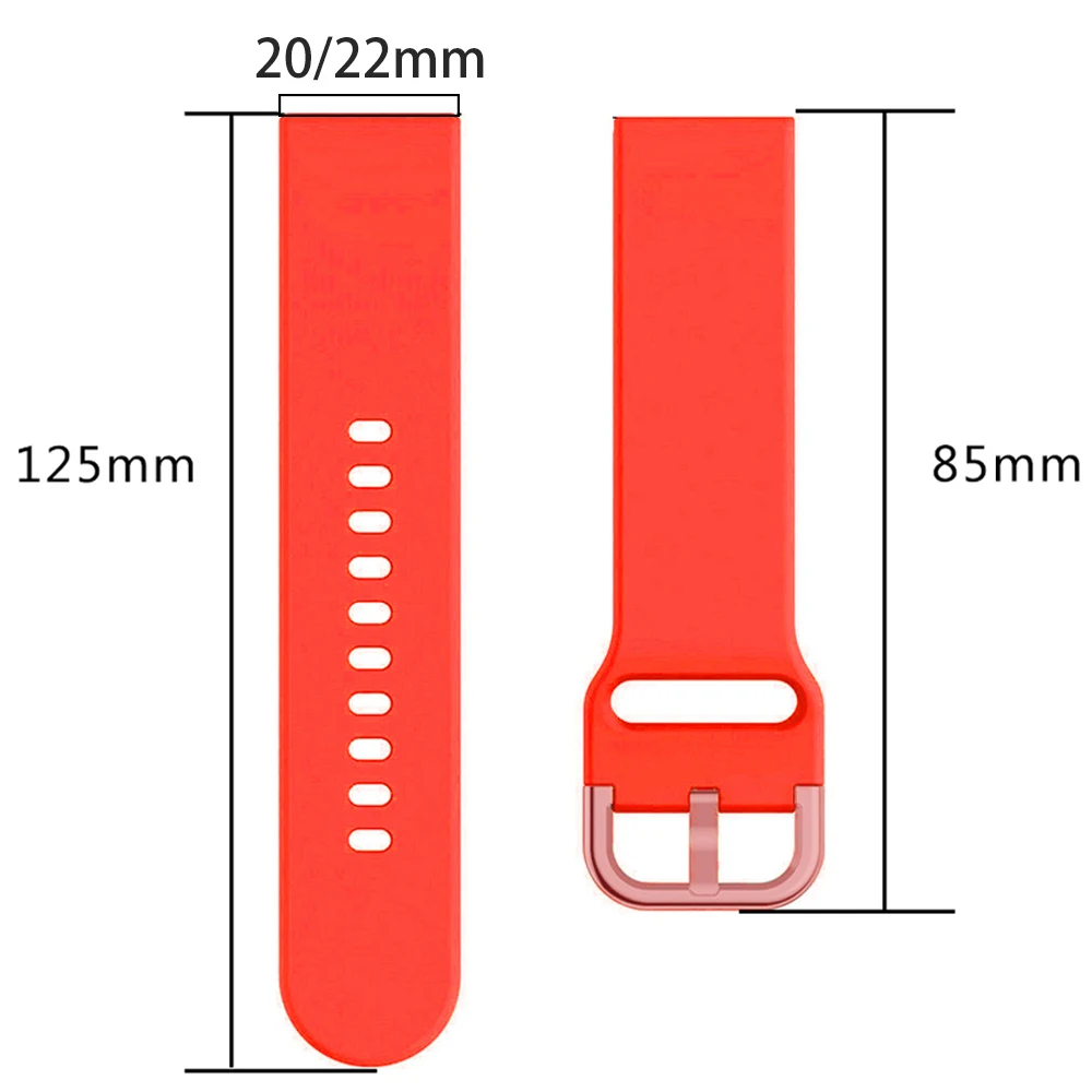 Huawei Watch GT 5 4 3 GT 2 42mm 46mm/GT Runner/GT3 Pro用シリコン製時計バンド、20mm 22mm Huawei Watch 5 Pro用ウォッチバンド