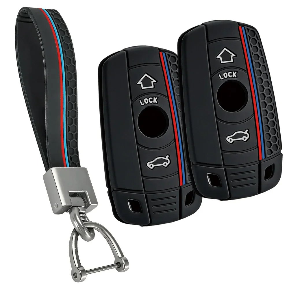 New Car Remote Key Case Cover Fob For BMW E90 E60 E70 E87 3 5 6 Series M3 M5 X1 X5 X6 Z4 E71 E72 E88 E89 E91 E92 Accessories