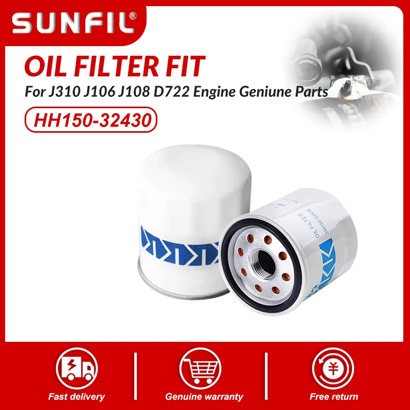 

HH150-32430 МАСЛЯНЫЙ ФИЛЬТР ПОДХОДИТ ДЛЯ J310 J106 J108 D722 Geniune Детали двигателя EDL13000TE Детали генератора EDL11000E