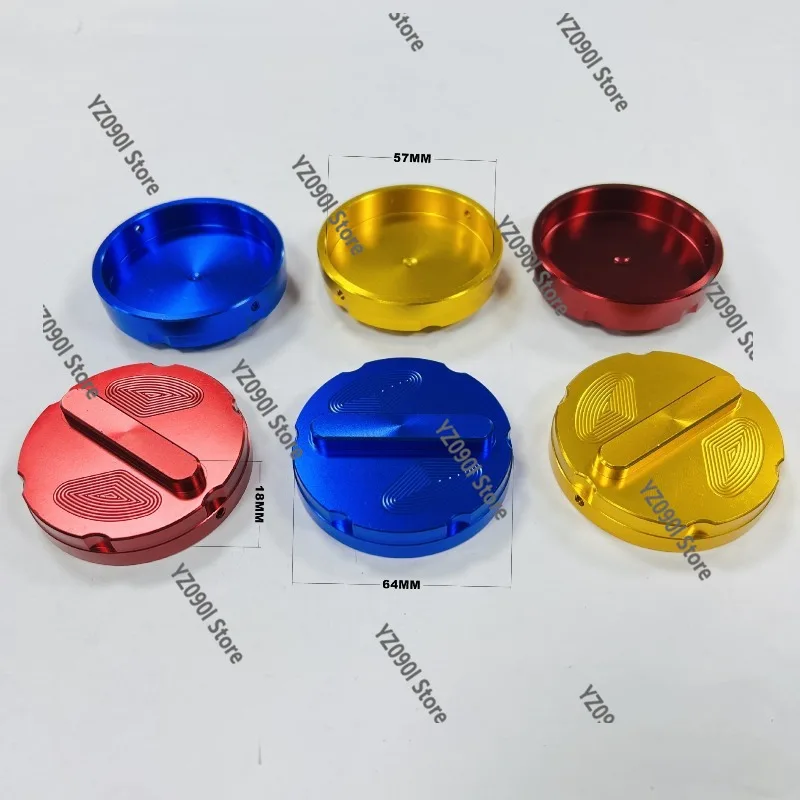CNC Aluminum Alloy Thickened Fuel Tank Cap Decorative Outer Cover Motorcycle Modification Accessories
