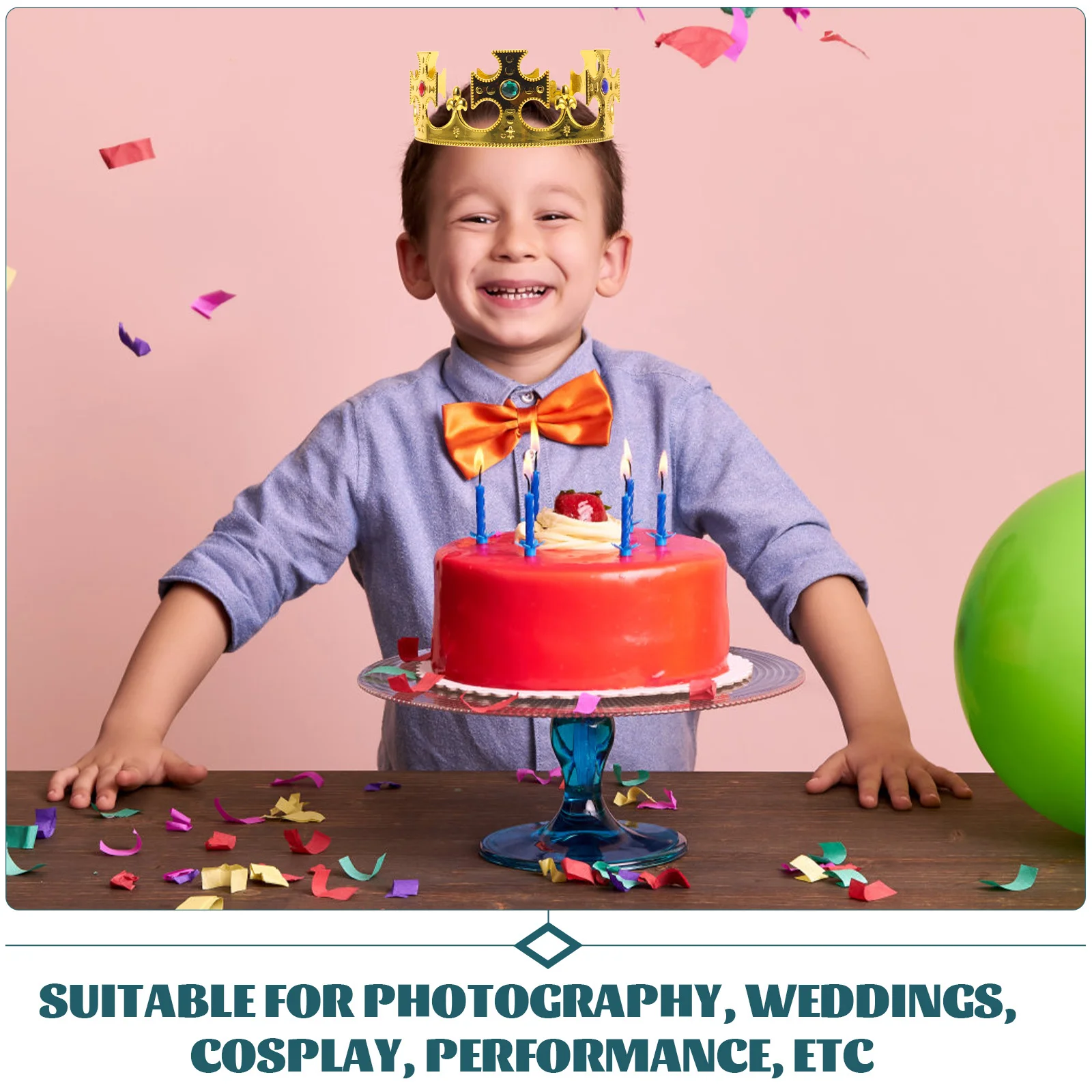 

Набор из 6 блестящих корон-ободков для вечеринок, костюмированных мероприятий, дней рождения, выпускных, свадеб, косплея, праздничных мероприятий, в стиле ретро