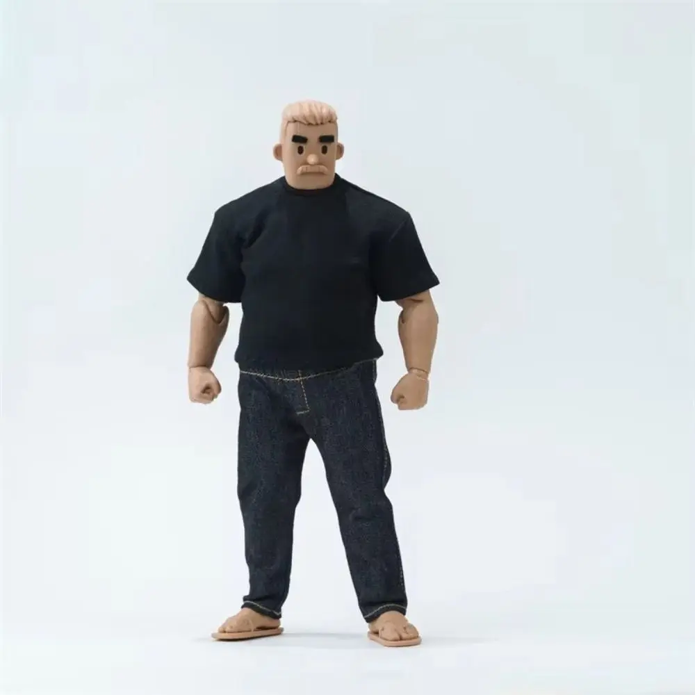 Accessories 1/10 Scale Clothes Shirt Vest Action Figure Body Clothes Jeans Male Clothes for Notaman NT-03 Strong Soldier