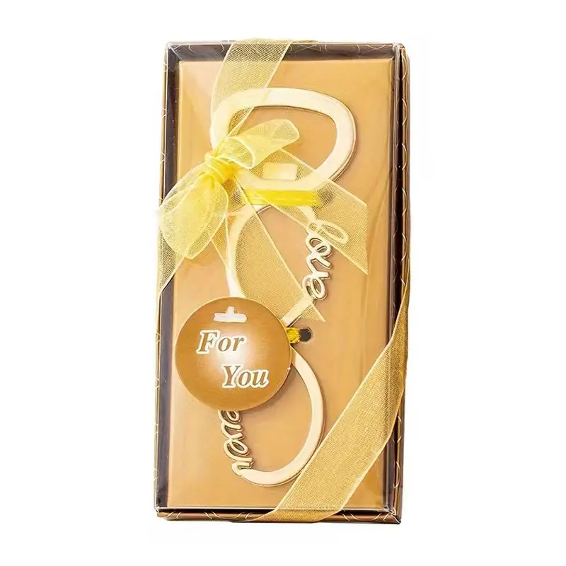 1pc Love Forever Package Bottle Opener for Wedding Party Bridal Shower Favors for Guests with Individual Gift Package
