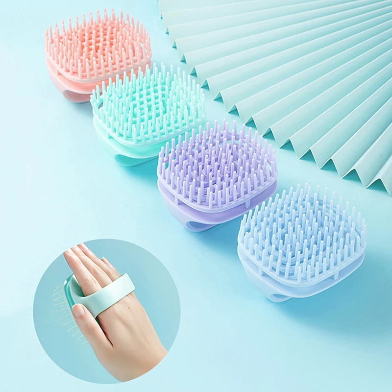 Massage Brush Finely Crafted Silicone Brush Head No Harm To The Scalp Massager Easy To Clean And Has No Sharp Edges Or Corners