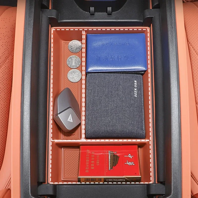 For Changan Shenlan DEEPAL S07/S7 Armrest Box Storage Box Modified Interior Central Control Storage Box Decorative Accessories