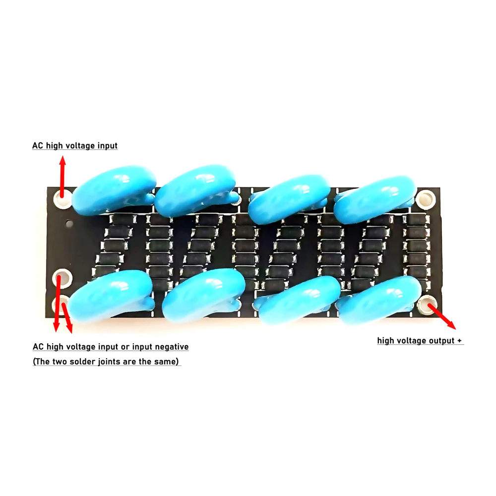 Voltage Doubler Rectifying 8 Times Rectifier Circuit Board 24000V High Voltage Multiplier Module for Electrostatic Generator