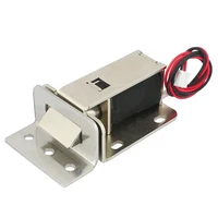 Cerradura electromagnética DC12V24V, cerradura eléctrica gruesa, cerradura de puerta, control de acceso, cerradura eléctrica resistente a 150KG de fuerza de tracción
