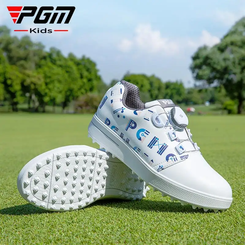 

PGM new children's golf shoes teen boys and girls shoes wear-resistant waterproof printing