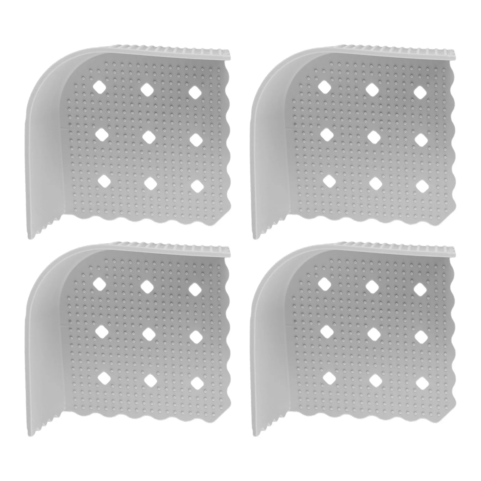 Suporte de lençol de canto de silicone, 4 unidades, firmemente antiderrapante, clipes fixadores de lençol para fixação de lençóis cabidos, almofadas de colchão