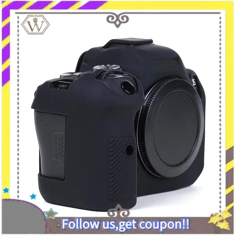 AU33-Silicone Protective Case For Canon EOS R6 Mark II Non-Slip, Dustproof, Scratchproof Soft Case With Enhanced Grip
