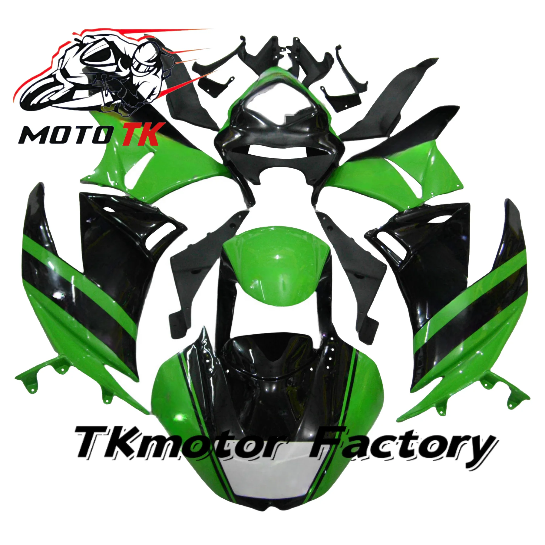 

ABS Plastic Full Fairing Kit for Kawasaki ZX6R 636 2009 2010 2011 2012 Motorcycle Full Panels