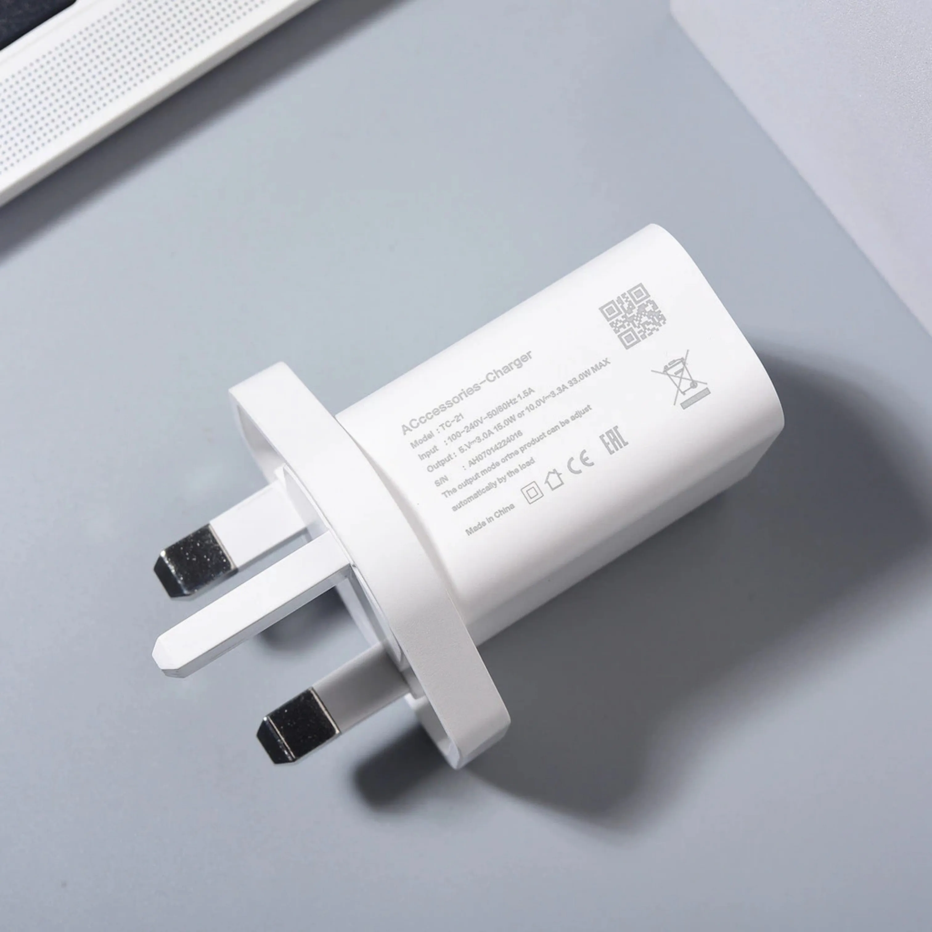 TECNO-cargador rápido de 33W, adaptador de corriente de carga rápida para UE, EE. UU., Reino Unido, Cable tipo C de 1M para Tecno Spark 30 20 Pro Pro + Camon 20 30s 40 Pr