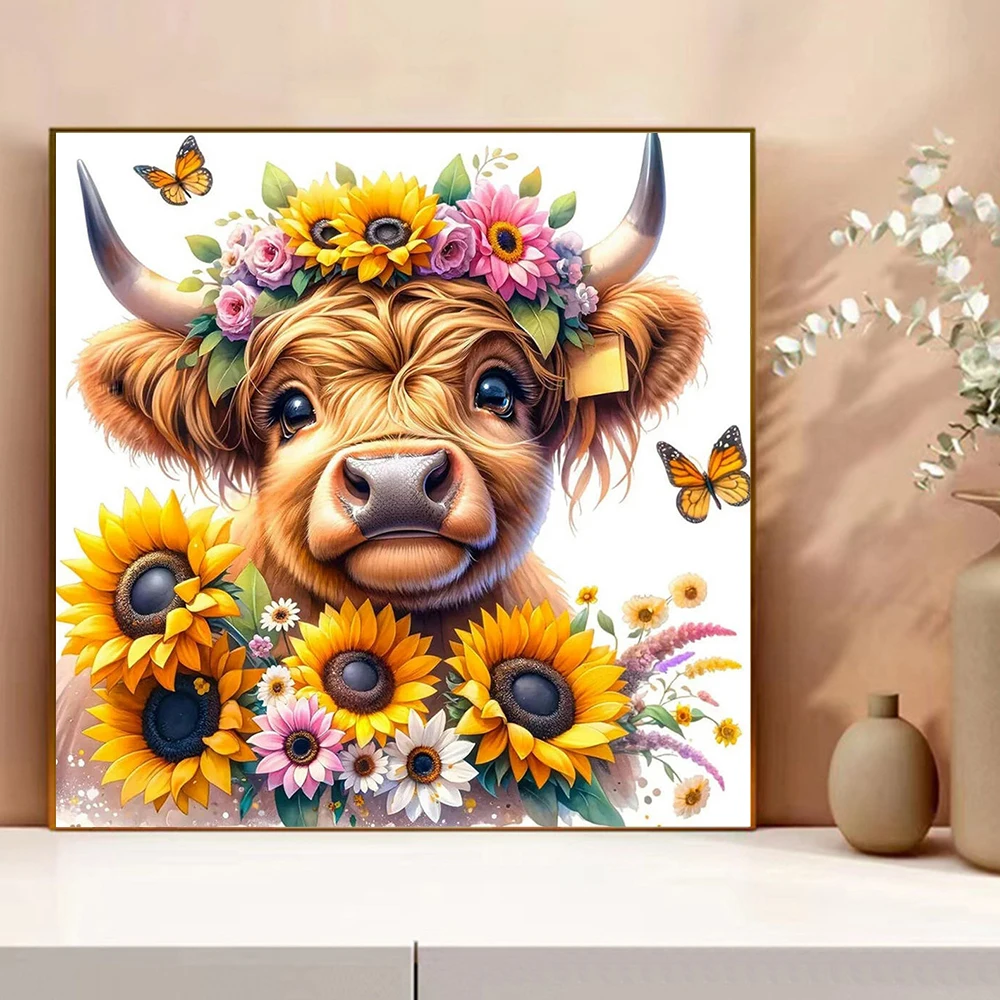 Evershine カウントクロスステッチ牛動物デザインプリ - Embroidery Unique Design のレビューと価格