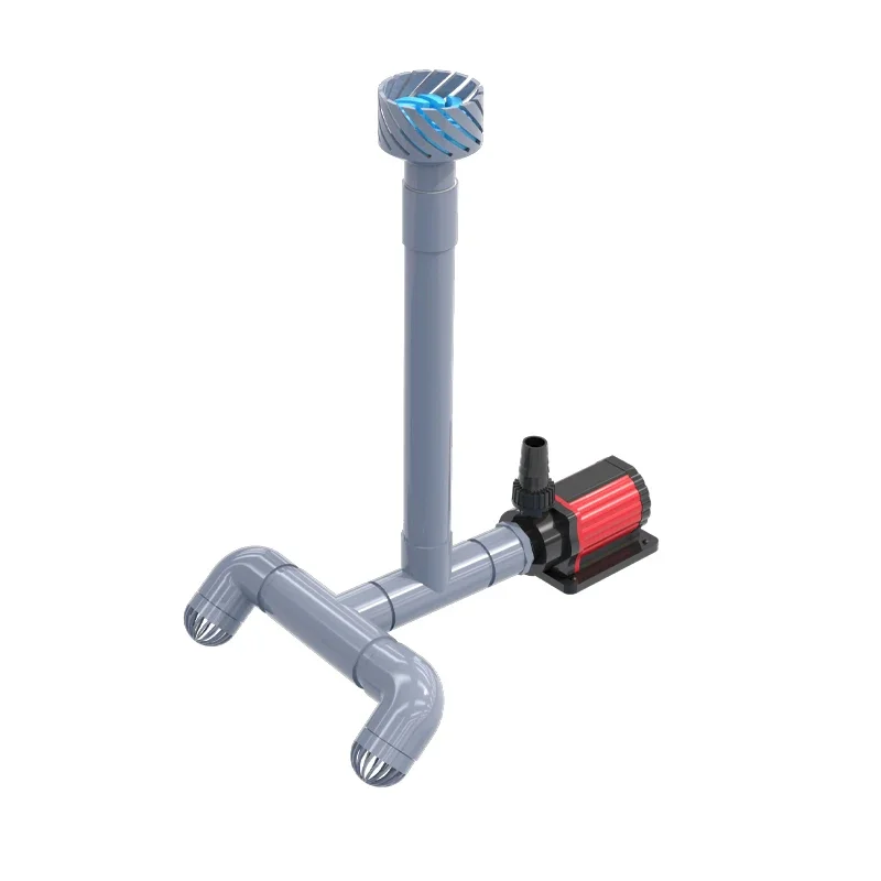 Outdoor fish pond fish tank water pump changed to double bottom suction surface suction filter slag skimmer fallen leaf filter D