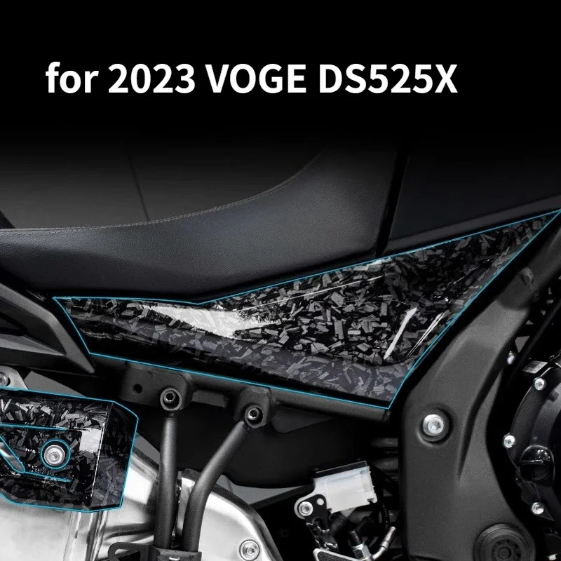 For 2023 VOGE DS525X - Forged Carbon Protective Sticker Waterproof Decorative Decal