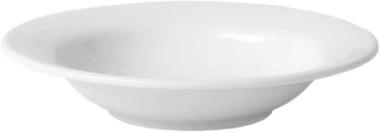 Color white melamine dinnerware collection 8 oz, 7 3/4