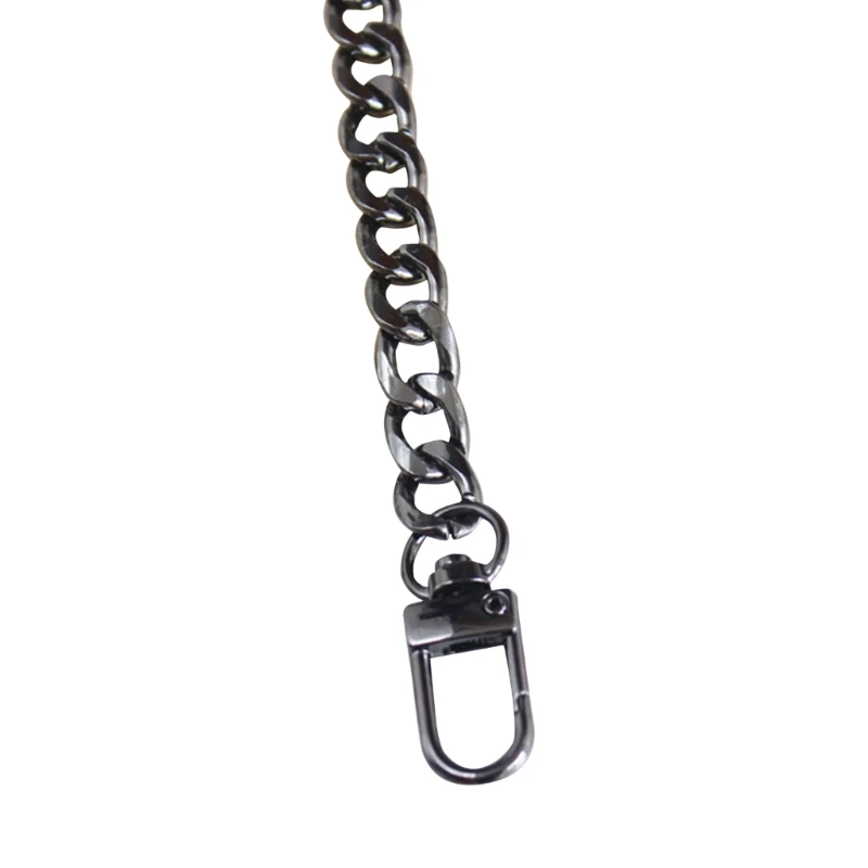 Correa de hombro de repuesto de cadena plana de Metal con hebillas para mujer, accesorios de bolso, correa de cadena de monedero de ancho, 40-2023 cm, novedad de 120