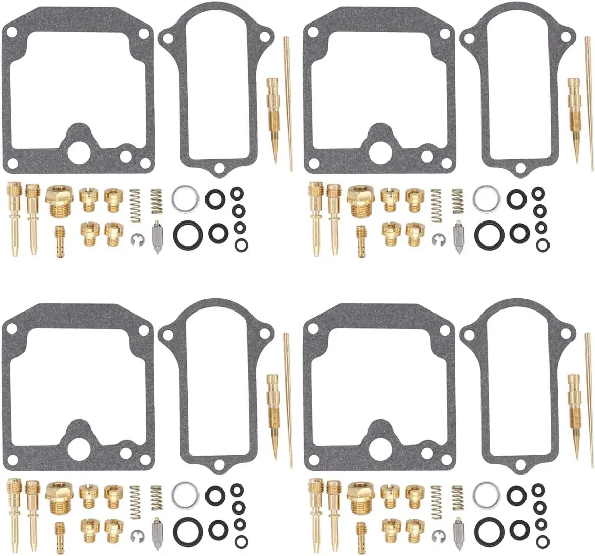 Pack Of 4 Carb Carburetor Rebuild Kit For KZ650 KZ650B KZ650C Custom KZ650D SR 1977-1979