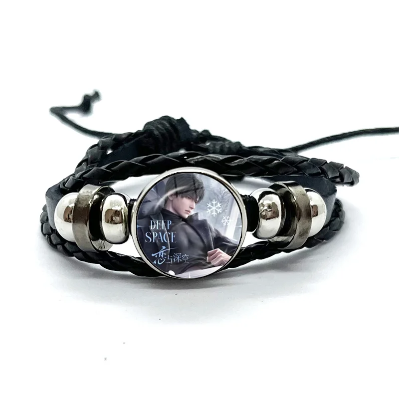 Love And Deepspace Anime Xavier Rafayel Zayne Bracelets Art Multilayer Braided Bracelets Bangles Handmade Jewelry Gifts