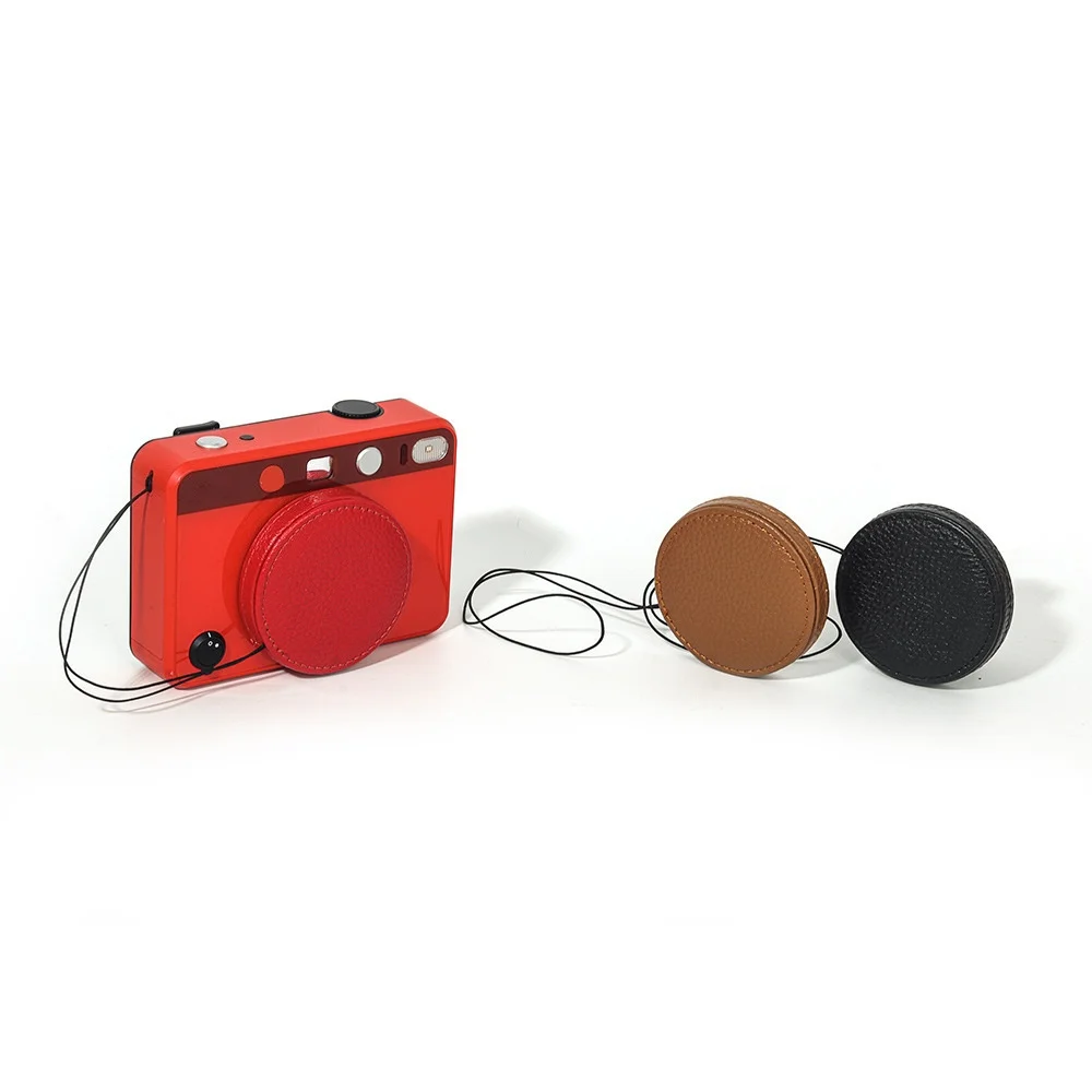High Quality Leather For SOFORT 2 Lens Cap Anti-Friction And Stable Camera Cap Protection Cord Comfortable To Touch Senior Sense
