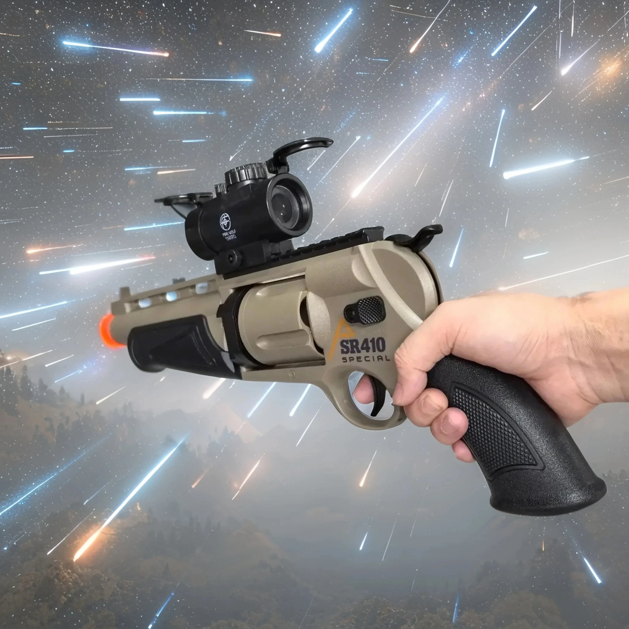 Pistole giocattolo per revolver a proiettile morbido Revolver per intrattenimento sicuro per giochi all'aperto infiniti Regali per fucili per bambini più grandi