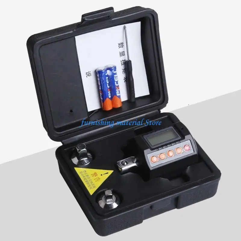 

Y5GD Digital Torque Meter Wrench 1 4 3/8" Adapter High Accuracy 4 Torque Unit