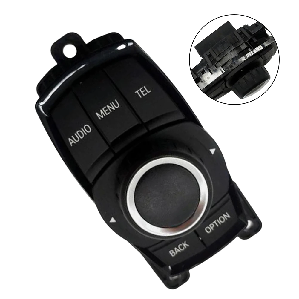 

Central Control Knob Button Switch For BMW Direct Replacement Easy Installation Fitment Type Automotive Multimedia Control Knob