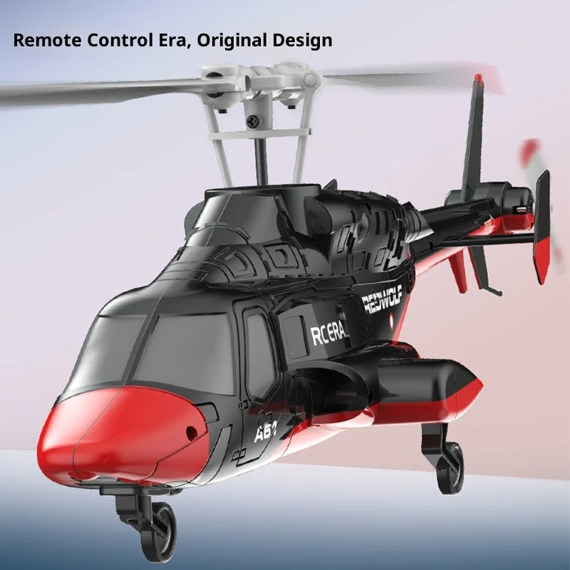 

New A61 Remote-Controlled Helicopter Xiaobeier Dinggao Four Channel Remote-Controlled Aircraft Crash Resistant 6g Helicopter
