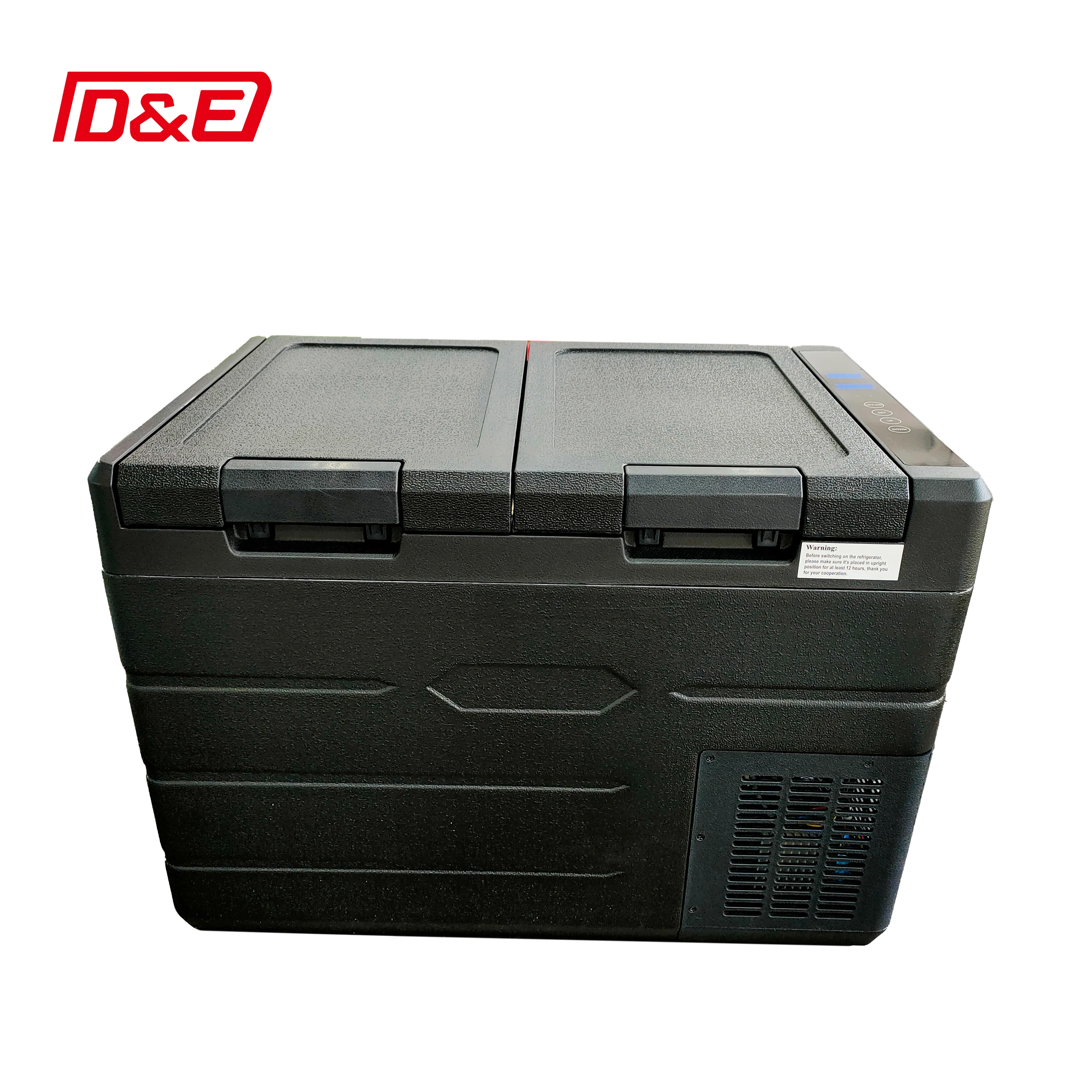 High Quality 12V 24V Compressor 35L Dual Zone Mini Car Fridge For Food Fruit Drink In Truck RV Van