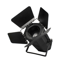 SHEHDS Zoom LED 200W COB Warm Cool White Par Lights with Barn Doors Professional DJ Equipment for Disco Party