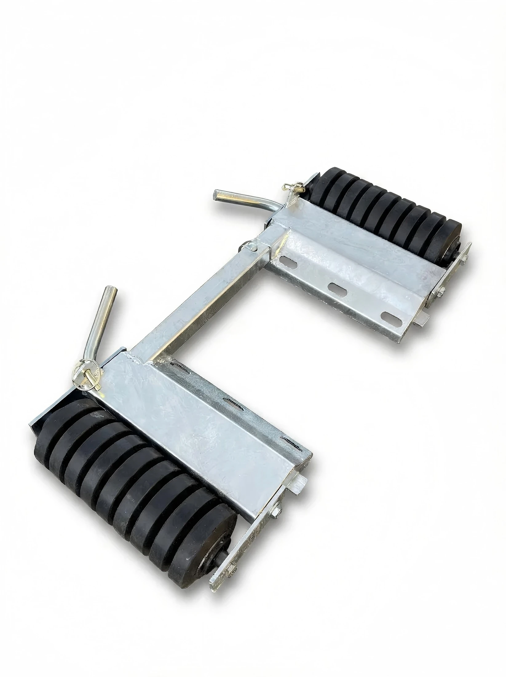 %&WHEELY-BASIC Steel Liftable Roller | Fast 1-Man Car Moving Tool with 4T Load Capacity for Suspension Damage/Seized Brakes Cars