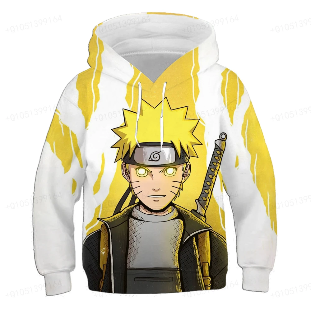 Akatsuki Boys and Girls Hoodies MINISO Men's Hoodies 3D Printing Casual Pullovers Naruto Men's Hoodies Fashion Men's Clothing