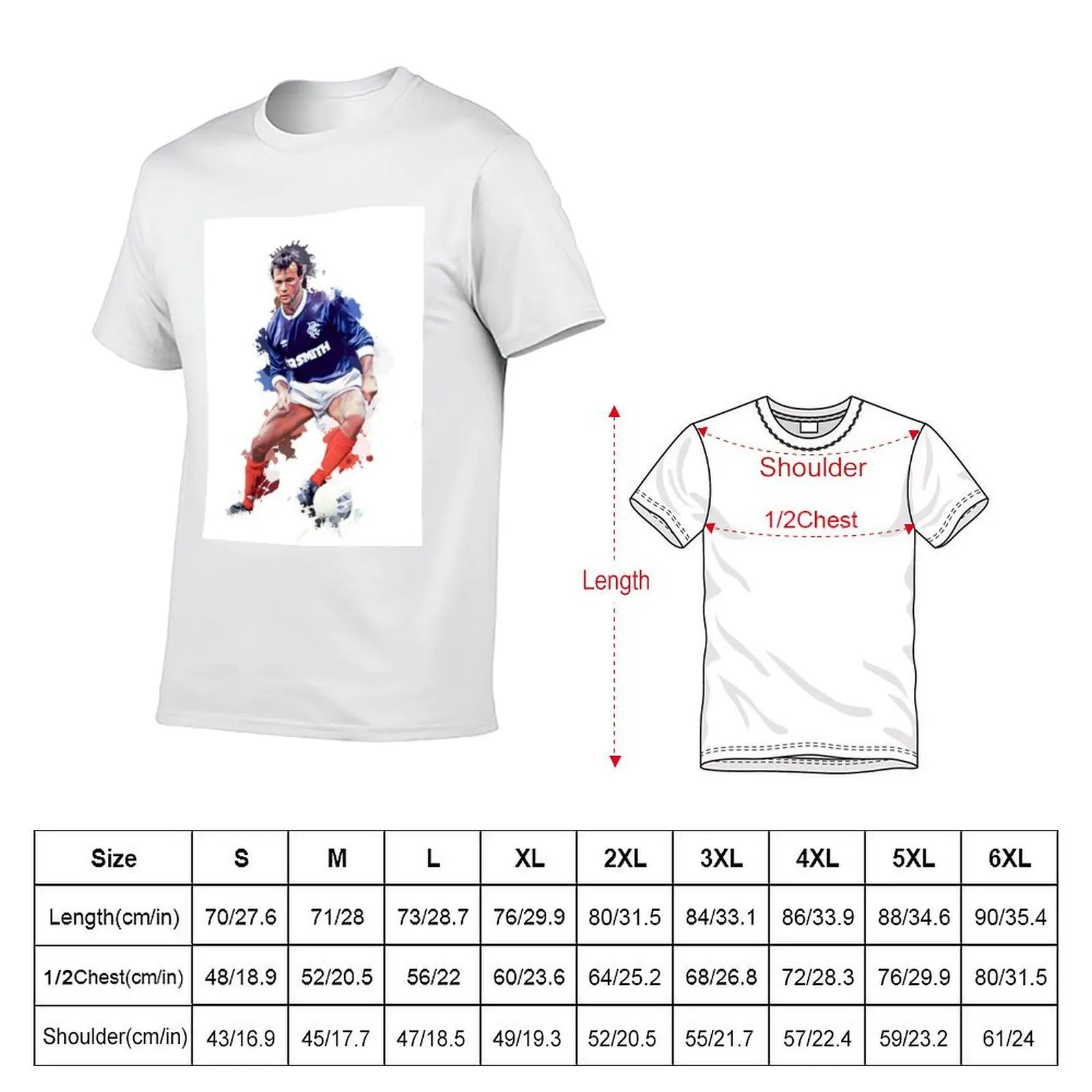 Davie Cooper the wing wizard T-Shirt cheap stuff anime Men's clothing